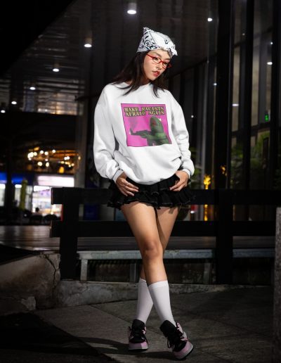 Make Racists Afraid Again unisex mikina bez kapuce