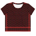 Red Kufiya (Keffiyeh) crop top