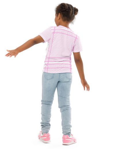 Baby Pink Kufiya (Keffiyeh) dětské tričko