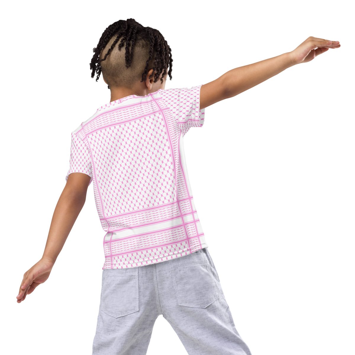 Baby Pink Kufiya (Keffiyeh) dětské tričko