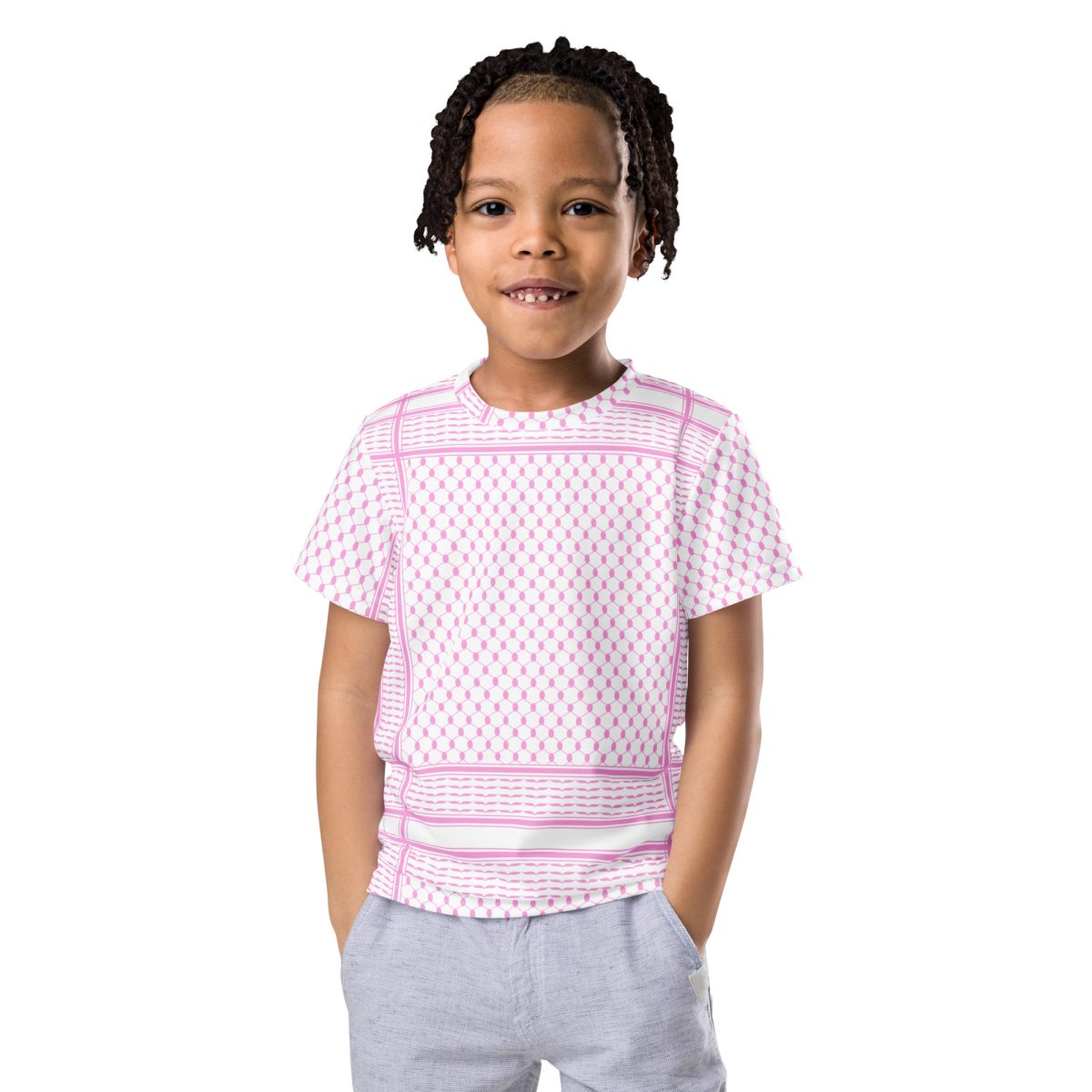 Baby Pink Kufiya (Keffiyeh) dětské tričko
