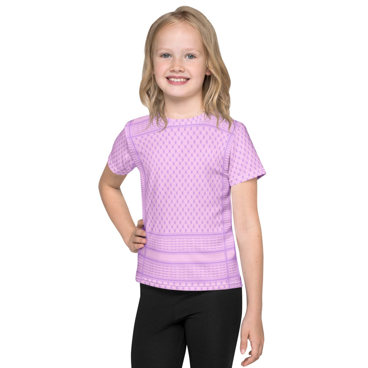Lilac Kufiya (Keffiyeh) dětské tričko