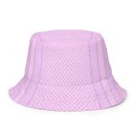Lilac Kufiya (Keffiyeh) oboustranný bucket klobouk