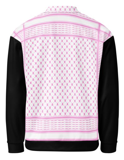 Baby Pink Kufiya (Keffiyeh) unisex bomber bunda