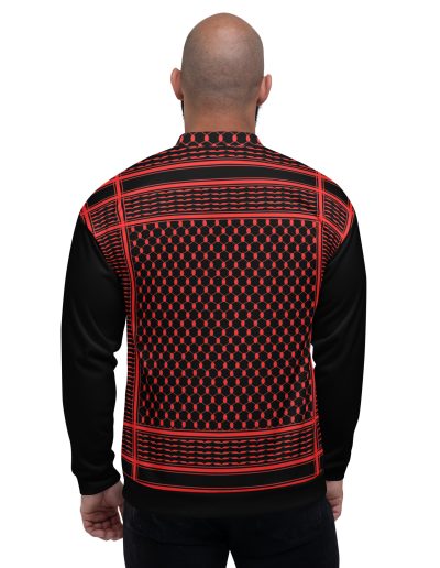 Red Kufiya (Keffiyeh) unisex bomber bunda