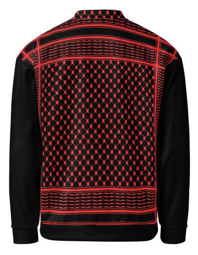 Red Kufiya (Keffiyeh) unisex bomber bunda