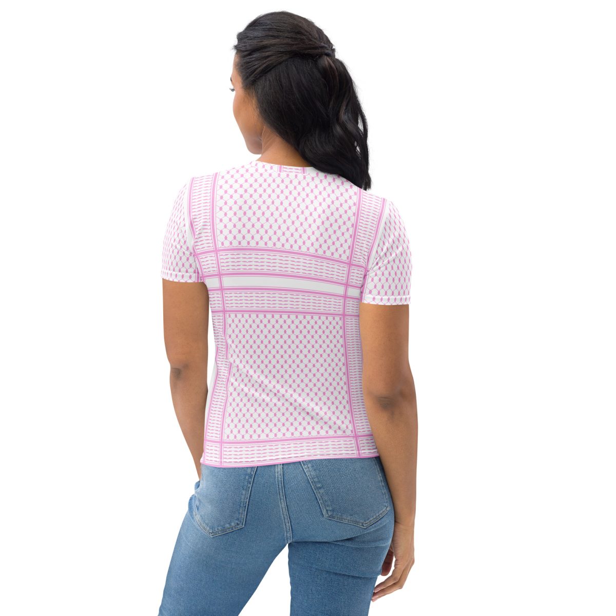 Baby Pink Kufiya (Keffiyeh) dámské tričko