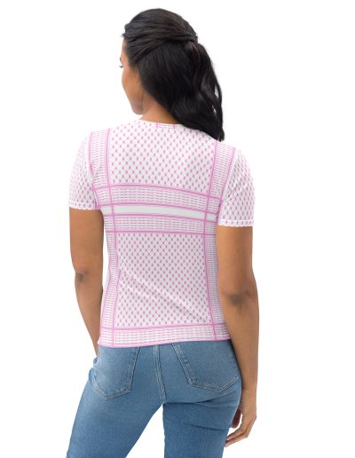 Baby Pink Kufiya (Keffiyeh) dámské tričko