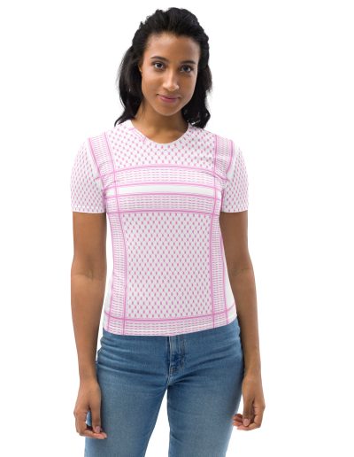 Baby Pink Kufiya (Keffiyeh) dámské tričko