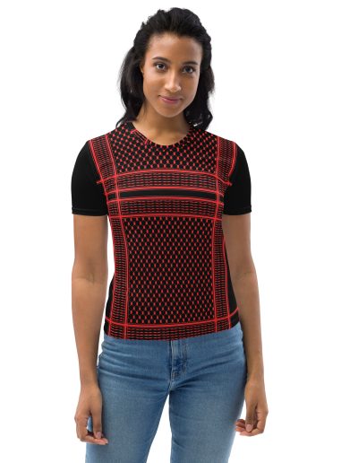 Red Kufiya (Keffiyeh) dámské tričko