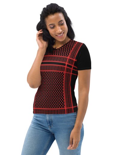 Red Kufiya (Keffiyeh) dámské tričko