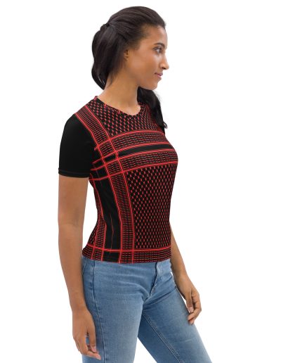 Red Kufiya (Keffiyeh) dámské tričko
