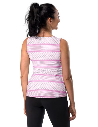 Baby Pink Kufiya (Keffiyeh) dámské tílko