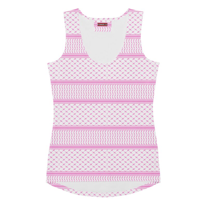 Baby Pink Kufiya (Keffiyeh) dámské tílko
