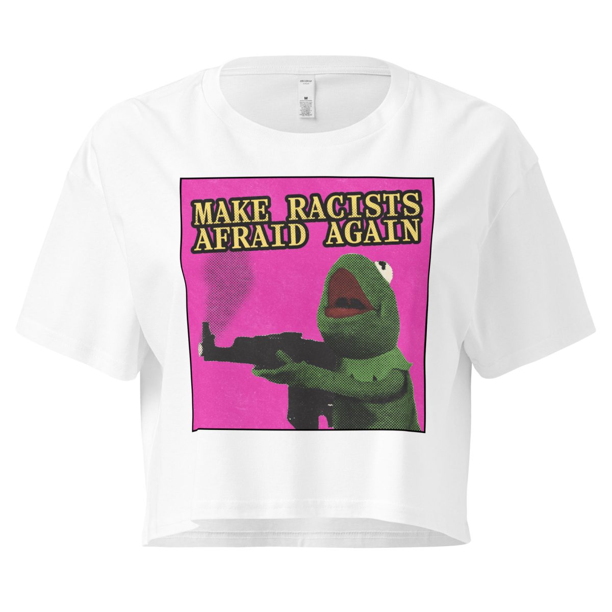 Make Racists Afraid Again crop top