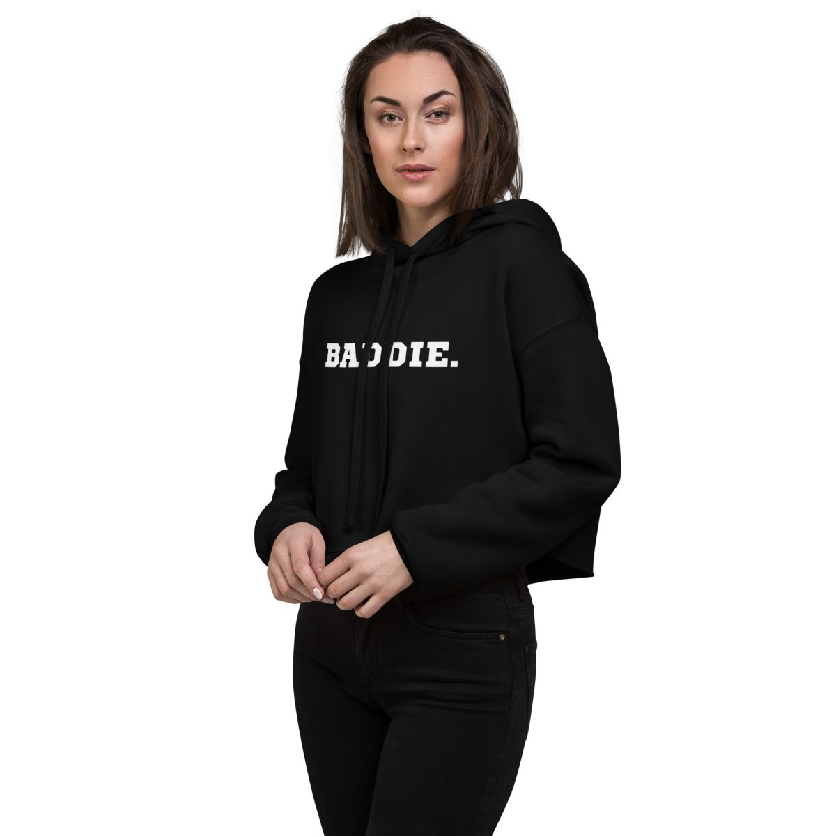 BADDIE crop mikina