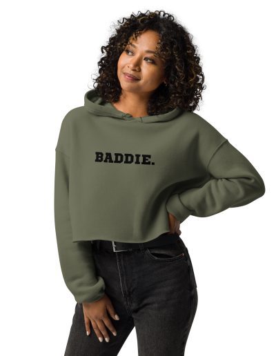 BADDIE crop mikina