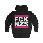 FCK NZS Pink unisex mikina s kapucí na zip