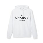 No Chance for Nazis organická mikina s kapucí