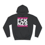 FCK NZS Pink unisex mikina s kapucí