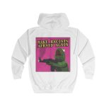 Make Racists Afraid Again unisex mikina s kapucí na zip