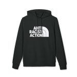Anti Racist Action organická mikina s kapucí