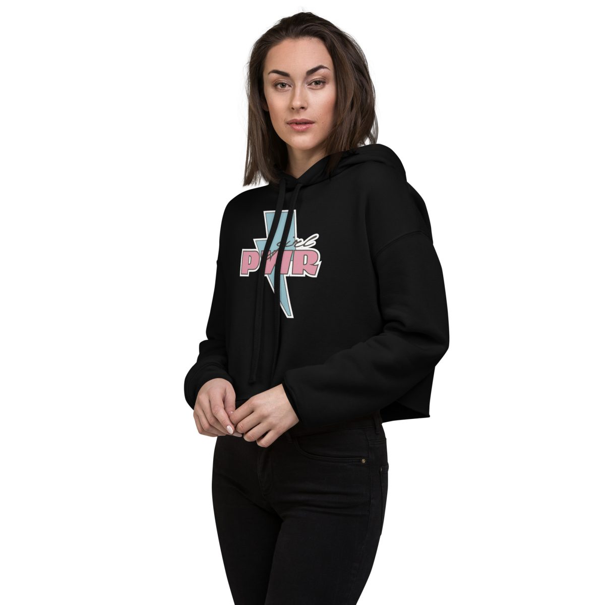 Girl PWR crop mikina