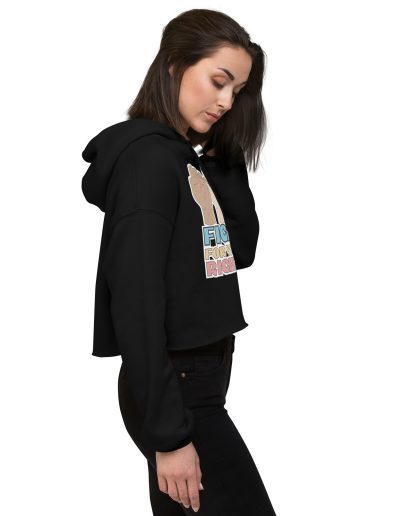 Fight For Your Rights feministická crop mikina