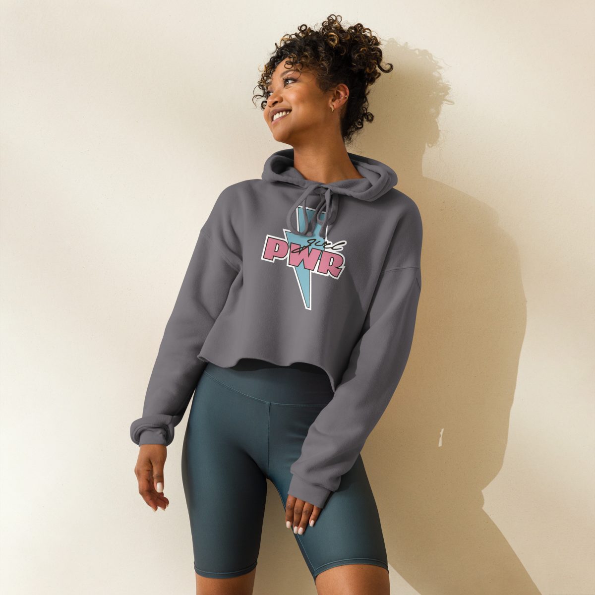 Girl PWR crop mikina