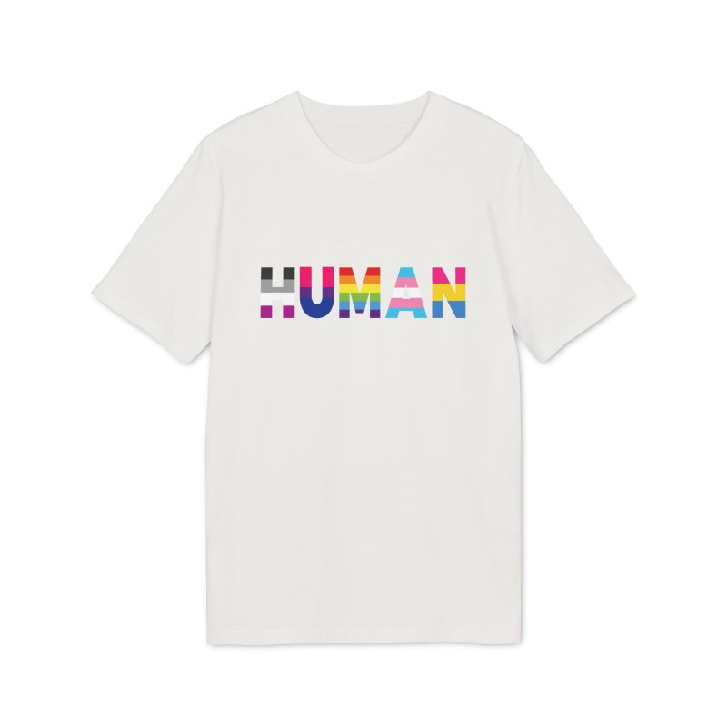 HUMAN LGBTQ+ unisex organické tričko