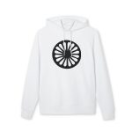 Romské kolo (čakra) organická mikina s kapucí