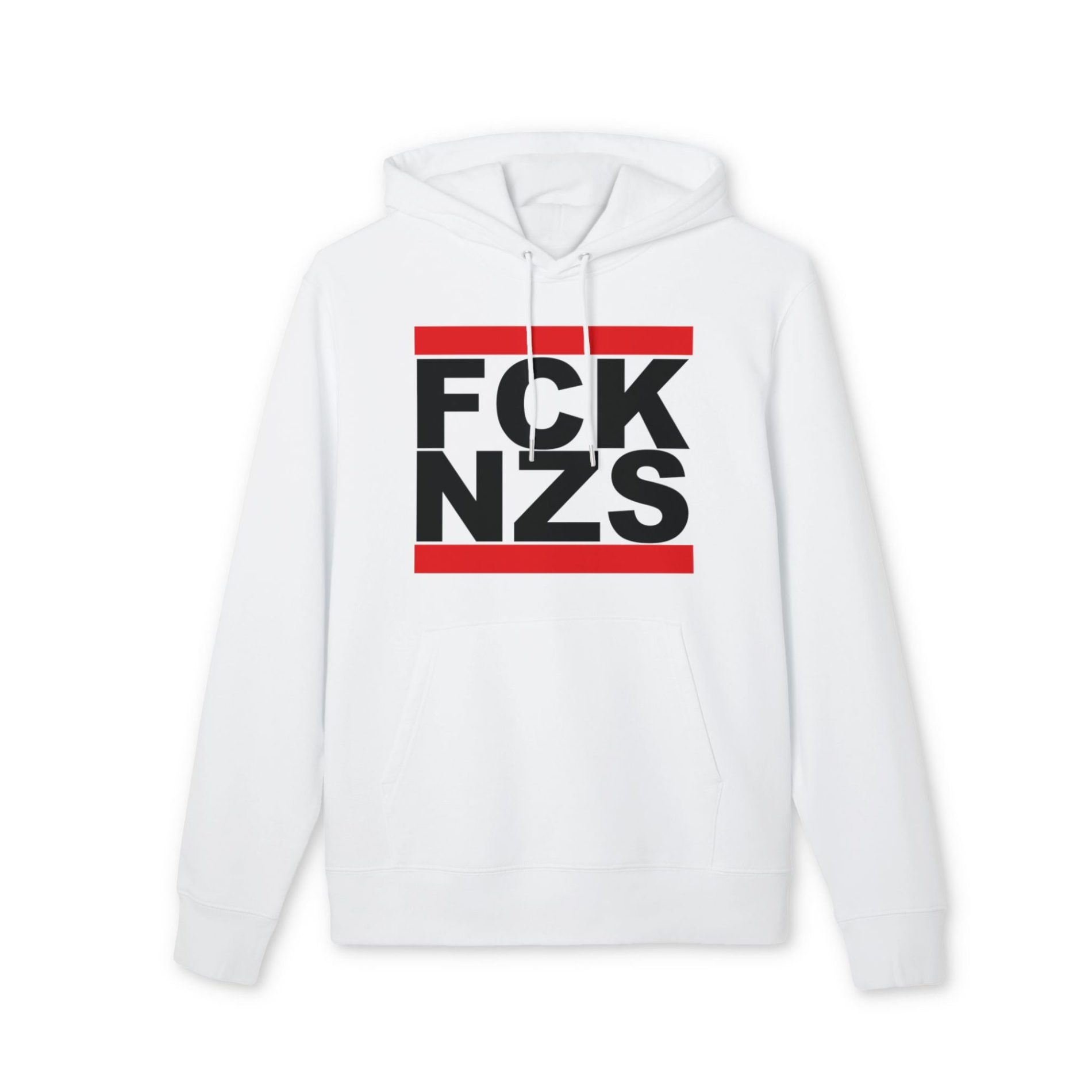 FCK NZS Black Font organická mikina s kapucí 1 FCK NZS Black Font organická mikina s kapucí