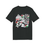 Free Palestine Stickers unisex organické tričko