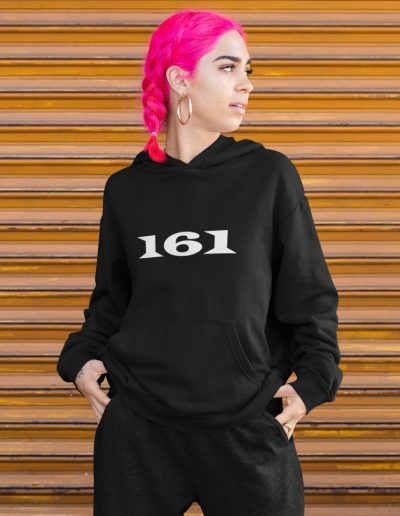 161 AFA organická mikina s kapucí