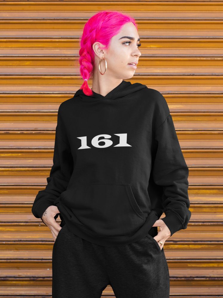 161 AFA organická mikina s kapucí