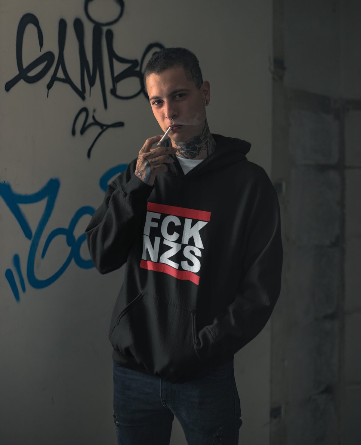 FCK NZS organická mikina s kapucí