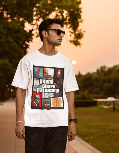 Grand Theft Palestine unisex organické tričko
