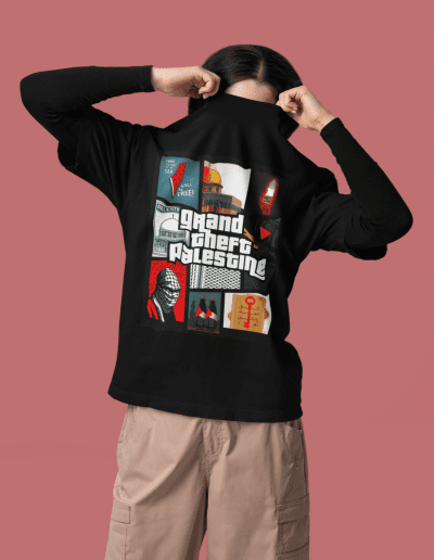 Grand Theft Palestine unisex organické tričko