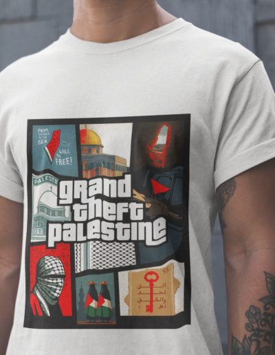 Grand Theft Palestine unisex tričko