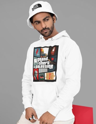 Grand Theft Palestine unisex mikina s kapucí