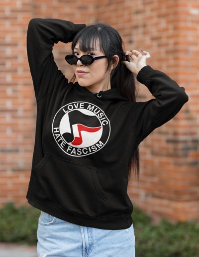 Love Music Hate Fascism dámská mikina