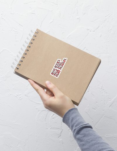 Read books. Walk dogs. Fight fascists. kiss cut samolepky