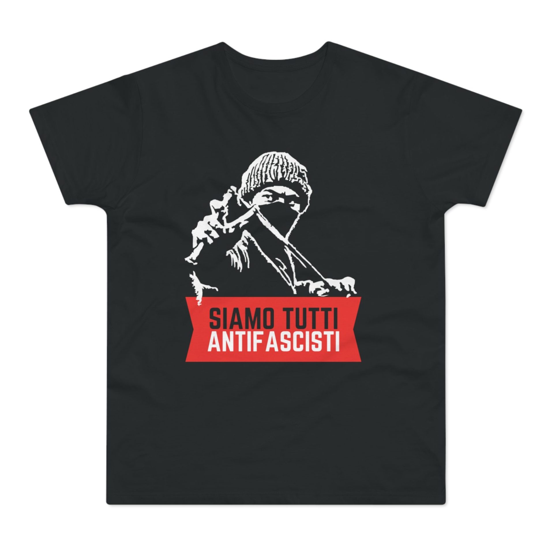 Siamo Tutti Antifascisti (Red Banner) pánské tričko 1 Siamo Tutti Antifascisti (Red Banner) pánské tričko