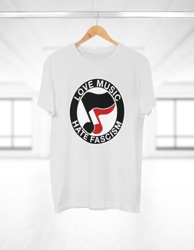Love Music Hate Fascism pánské tričko