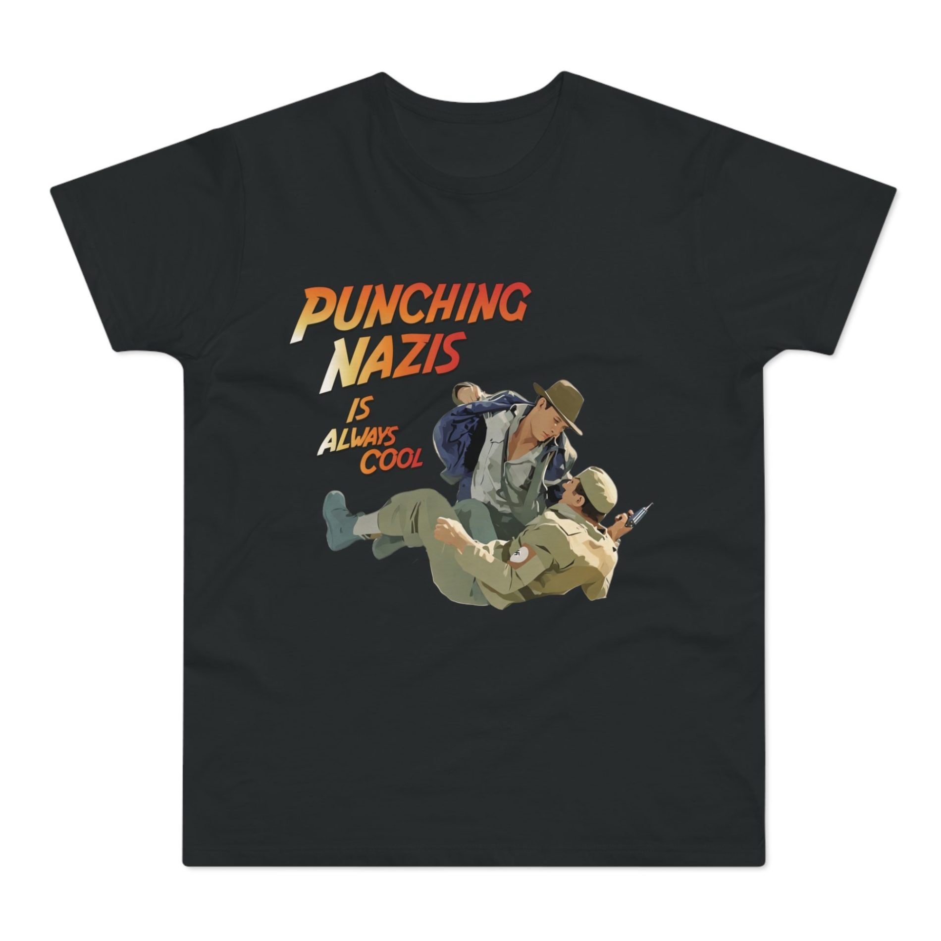 Punching Nazis Is Always Cool pánské tričko 1 Punching Nazis Is Always Cool pánské tričko