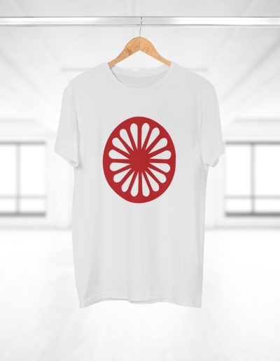 Romské kolo (červená čakra) pánské tričko