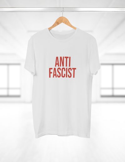 ANTIFASCIST red pánské tričko