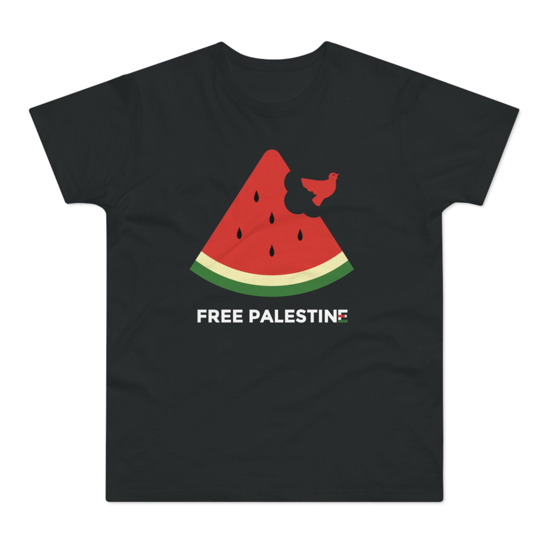 Free Palestine Watermelon pánské tričko 4 Free Palestine Watermelon pánské tričko