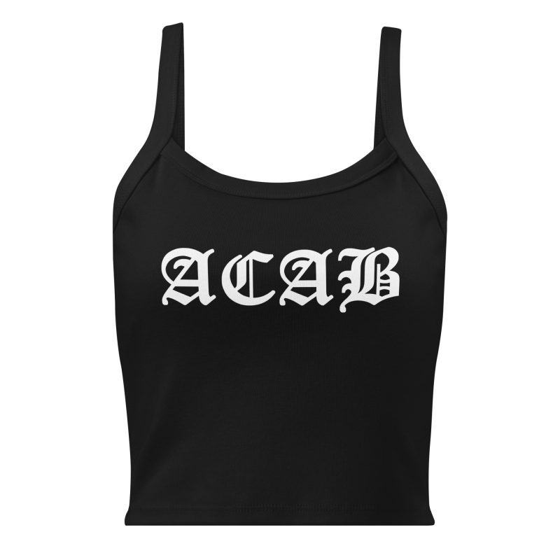 ACAB dámské žebrované tílko