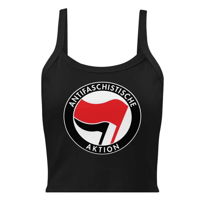 Antifaschistische Aktion dámské žebrované tílko